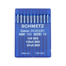 SCHMETZ sewing machine ballpoint needles 134(R) SES 135x5 SY1955 DPx5 SIZE 100/16